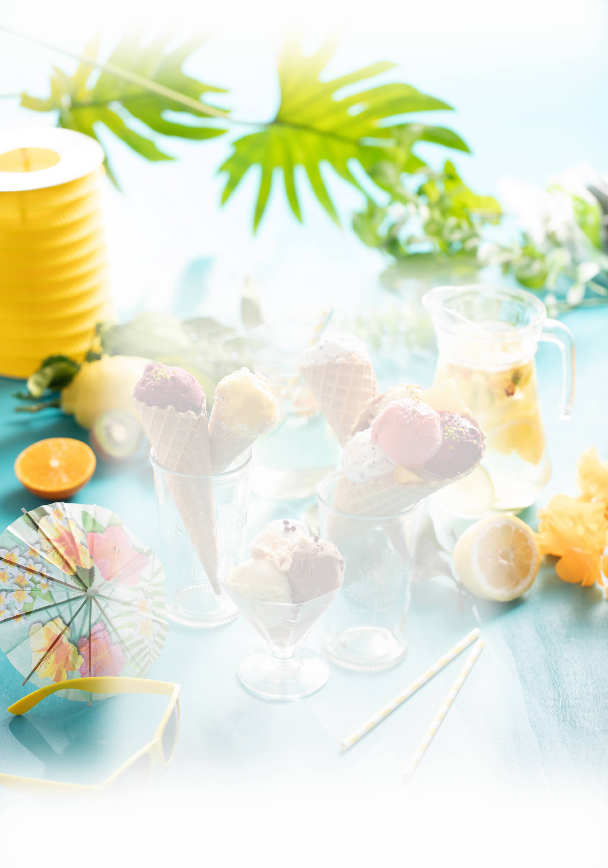 L'été avec les glaces Erhard