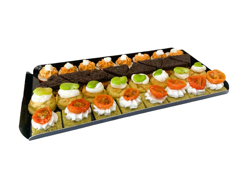 canapés végétariens x32 plateau burgard