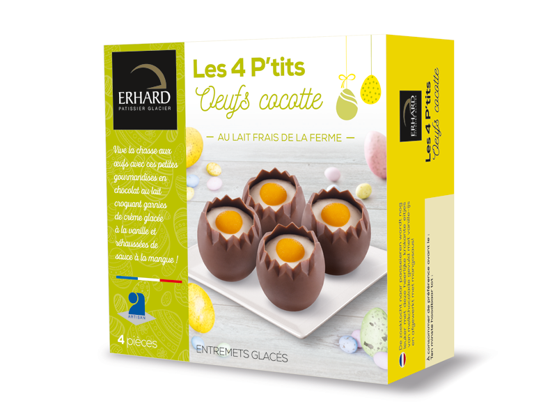 erhard patissier petits œufs cocotte paques etui
