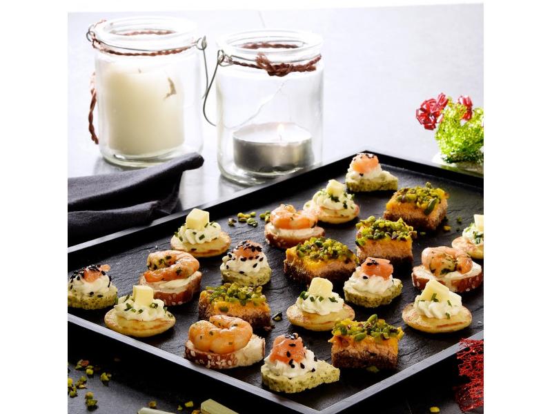 Plateau canapés grain de folie