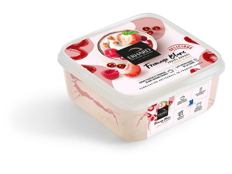 Fromage blanc fruits rouges